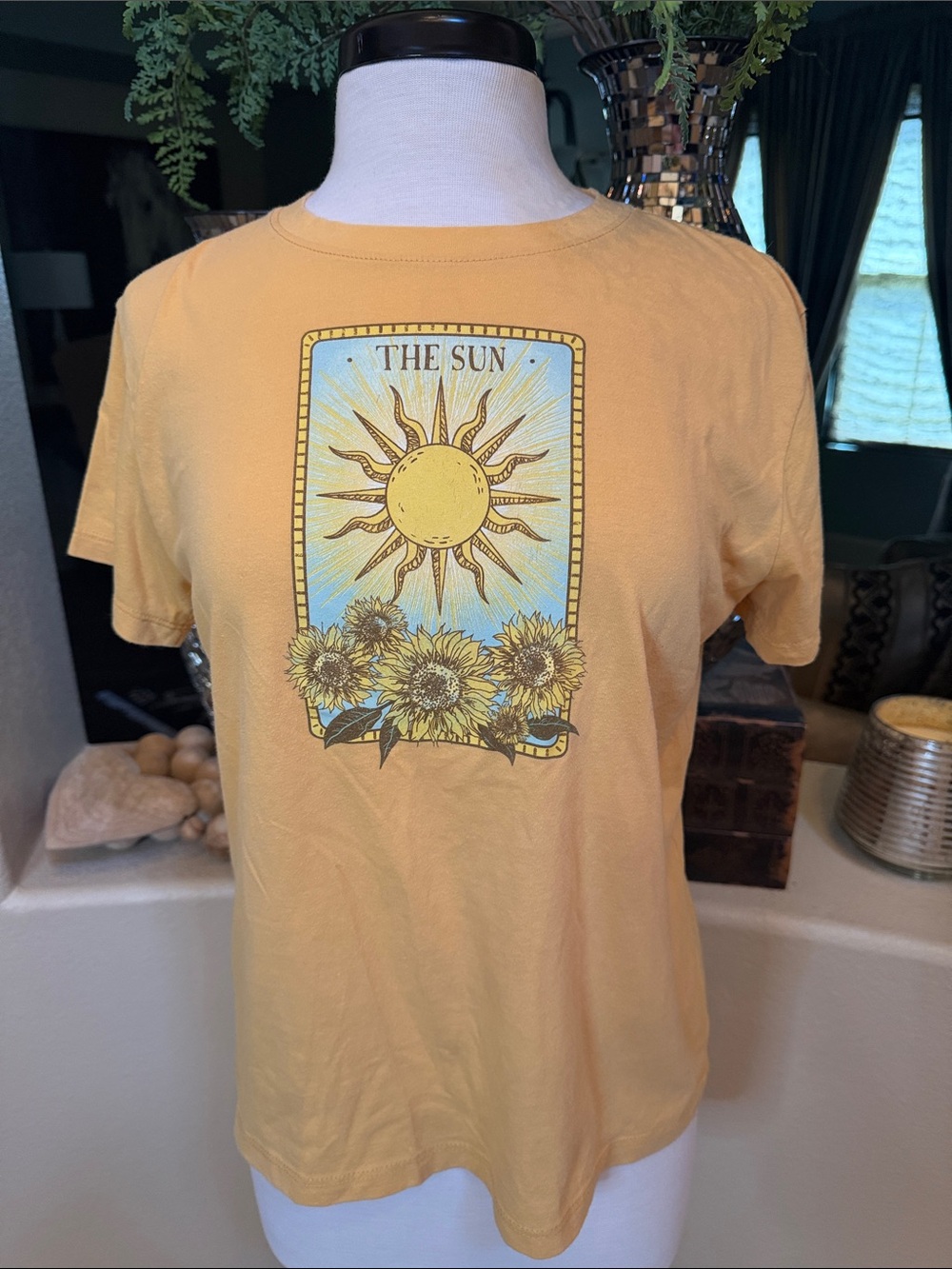 Mighty Fine Yellow 'The Sun' Graphic Tee